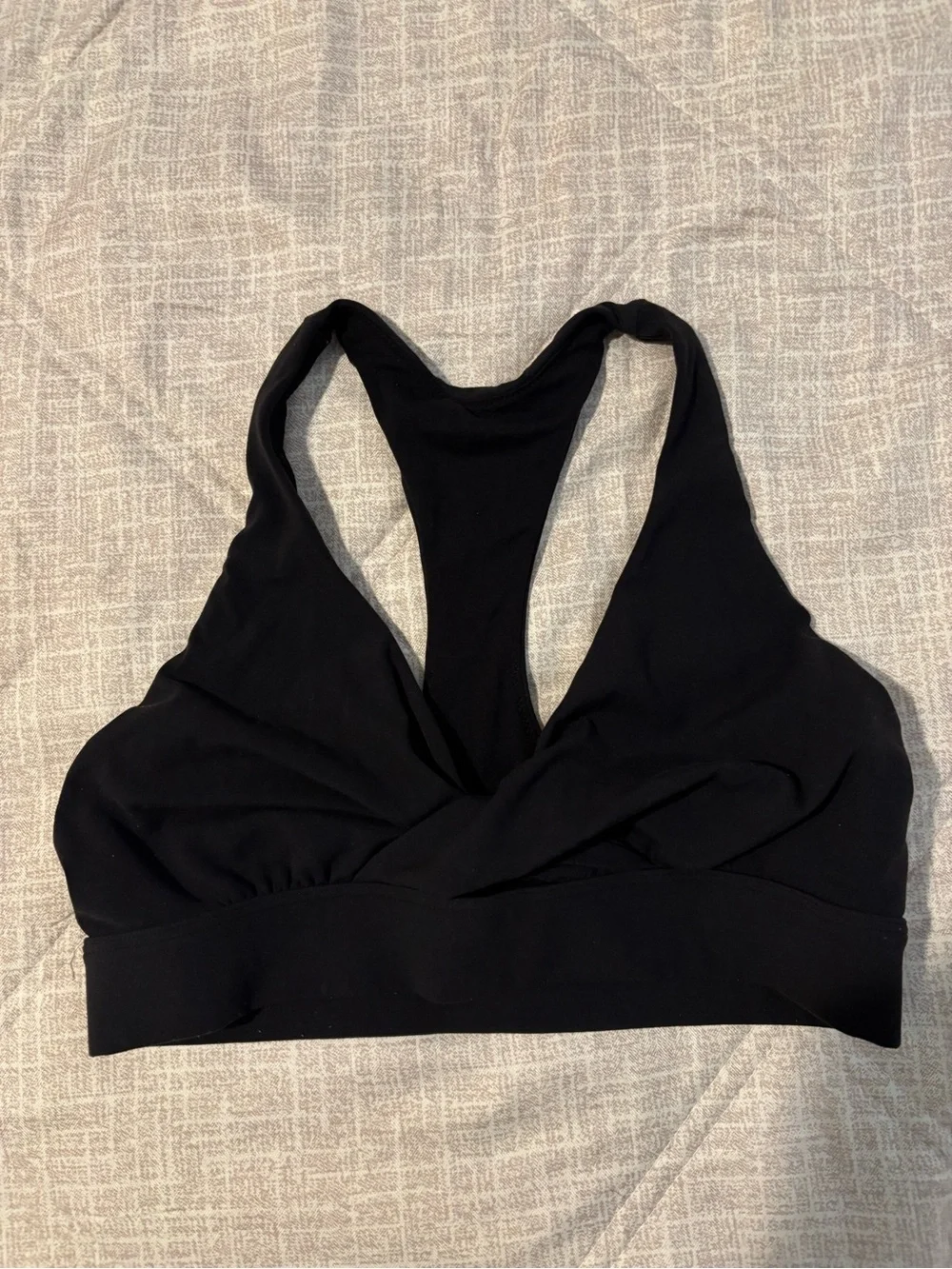 lululemon athletica Black Racerback Sports Bra